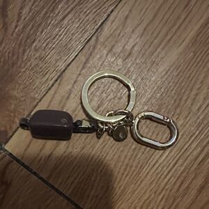 lululemon athletica belt  Gold and Brown Key Holder or bag charm